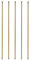 Set Stahlpflanzstab Bambus 180cm 5x05747