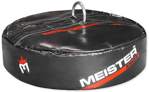 Meister Anker Doppelend-Boxsack-Bodenanker, schwarz, 38,1 x 38,1 x 10,2 cm