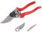 Secateurs, LINZI Bypass Pruning Shears 215mm with Extra Blade and Spring, SK-5 Steel Blades 15mm Cutting Capacity, Garden Manual Pruners Scissors for Branches and Twigs 651105