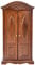 Puppenhaus Holz Kleiderschrank, Doppelt¨¹r Kleiderschrank, Miniatur Haus Dekoration 1:12 Miniatur Puppenhaus M?Bel,(Braun) Baby Parts