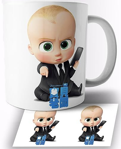TusRelojes The Boss Baby Tasse en Céramique Blanche 325ml Mug