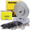 TEXTAR Bremsenset Vorderachse inkl. Bremsscheiben vorne Ø 257 mm innenbelüftet und Bremsbeläge vorne Kompatibel mit GERMAN E CARS CETOS, OPEL ADAM (M13), CORSA D (S07)