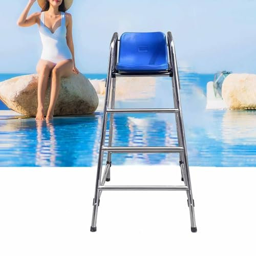 Piscine Chaises de sauveteurs Détachable Chaises de Sauvetage pour Piscine, Tabouret de Bar Autonome pour Parc Aquatique(Tall 150cm/59.1inch)