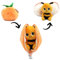 Déglingos Les FLIPETZ - Doudou Buzzet l'Abeille/Clémentine - Abeille Cache-Cache réversible - Peluche Toute Douce pour bébé - Idées Cadeaux de Naissance, Jaune et Noir