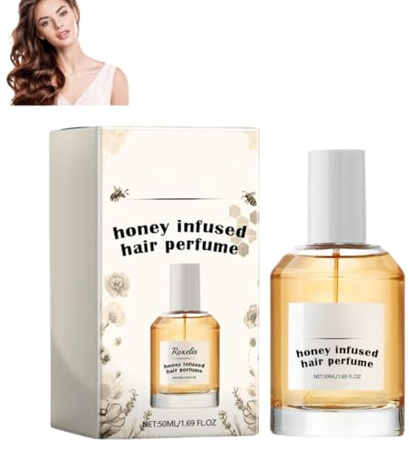 Fragancia para cabello impregnada de miel, perfume para cabello de mujer, aceite esencial de perfume de feromonas para cabello, spray nutritivo e hidratante para cabello