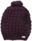 Neff Damen Jillian Textured Pom Beanie, Port, Einheitsgröße