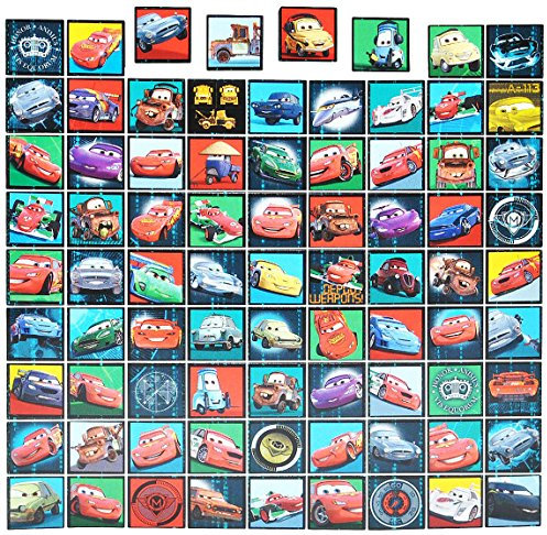alles-meine.de GmbH 80 TLG. - Set Sticker/Aufkleber - Cars Lightning McQueen - für Jungen Kinder Kind klein z.B. für Stickeralbum Stickerblock/Francesco - Kindersticker