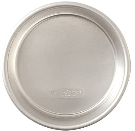 Nordic Ware 45406 Aluminum Bakeware Naturals 6 Round Layer Cake Pan, Aluminium, 6 inches, Silver