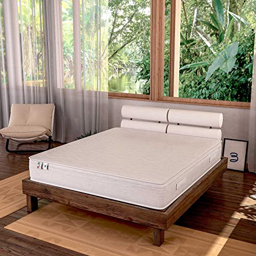 Baldiflex Matratze Amazonia Top 80x190 cm orthopädische 23 cm Höhe, Baumwollbezug mit Griffen