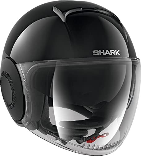 SHARK Herren NC Motorrad Helm, Schwarz, XS