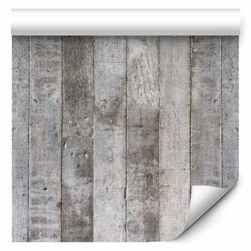 murando - Tapete selbstklebend 10m Wandtattoo dekorative Möbelfolie Dekorfolie Fotofolie Panel Wandaufkleber Wandposter Wandsticker - Holz Bretter f-C-0330-j-a