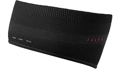 FALKE Unisex Stirnband Sports U Hb Funktionsmaterial schnelltrocknend warm 1 Stück, Schwarz Black 3000, ONESIZE