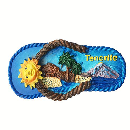 3D-Kühlschrankmagnet, Teneriffa, Spanien, Reise-Souvenir, Geschenk, Zuhause, Küche, Kühlschrank, Dekoration, Magnet-Aufkleber, Bastel-Kollektion