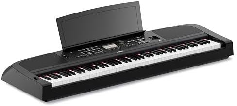 Yamaha DGX-670B, 88-Key Weighted Digital Piano with Sustain Foot Switch and Music Rest, Black - Furniture Stand Sold Separately