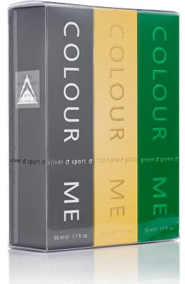 COLOUR ME Silver Sport/Gold Homme/Groen - Geur voor Heren - 50 ml Eau de Toilette, van Milton-Lloyd