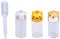 PengLAI Seasoning Bottles Plastic Tomato Ketchup Bottle Cute Animal Cap Sauce Squeeze Bottle for Kitchen Lunch Box
