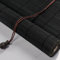 LLXNQ026 Schwarz Bambusrollo Sichtschutz Rollos Holzrollo Garten-Sonnenschutz Jalousien,Lichtfilter Bambus-Rollo Verdunklungsrollo mit Seitenzug,für Fenster Und Türen,Teehaus (60x100cm/24x39in)