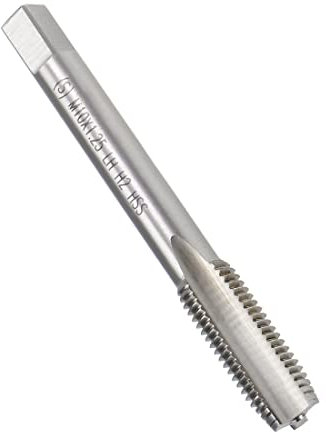 PATIKIL M10 x 1.25 Vite Filo Maschiatura, 1pz Filettatura Taps Sinistra Mano Metrico Macchina H2 3 Scanalature Alta Velocità Acciaio