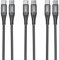 CAKOBLE USB C Kabel auf USB C, [3 Pieces/2M], 100W 20V/5A PD QC 3.0 USB C Kabel Schnellladekabel for MacBook, Samsung Galaxy S22/S21/S20, iPad Pro, Xiaomi,Huawei…