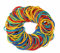 ZZLBZN 200Pcs Elastic Rubber Bands, Sturdy Thick & Stretchable Colored Bands, Natural Elastic Bands for School Home Office Supplies Industrial Crafts DIY Everyday Use 38mm