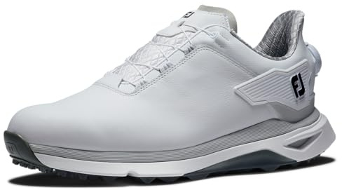 FootJoy Herren Pro|SLX Golfschuh, Weiß, Weiß, Grau, 40.5 EU