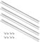 OTOTEC 4Pcs T-Shaped Track Aluminum Alloy T-Slot Track Jig Fixture Slot T-Slot Miter Track Accessories for Radial Arm Saws Workbenches Drill Presses 300mm/12in