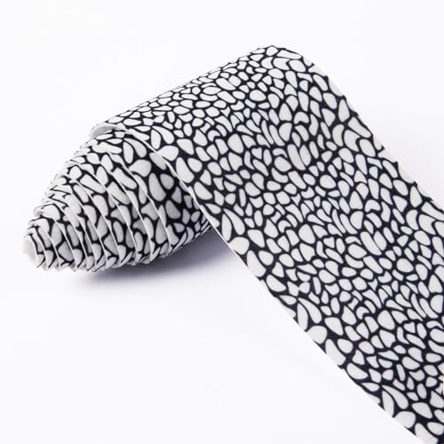 Weihnachtsdorf-Zubehör, Weihnachtsdorf-Straßenmatte, Ziegelstein-Dekorationen, Schnee, Kopfsteinpflaster, Straßenmatte für Miniatur, Weihnachtsdorf, Landschaft, Haus, Garten, 12,9 x 200 cm