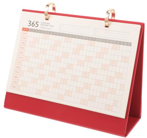 NAMOARLY Jahreskalender-spulendesign 2024 Tischkalender Zur Steigerung Der Produktivität Im Büro Und Zu Hause