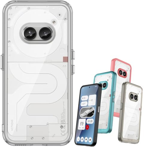 BAILI Coque Transparente pour Nothing Phone (2a), TPU et Résistante au aunissement, Coque Fine Antichoc, Case pour Nothing Phone (2a)-004