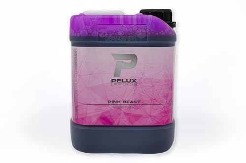 PELUX Snow Foam - Pink Beast, schäumender Fahrzeugreiniger für Hand-Schaumsprüher und Schaumkanone (2500 ml Kanister)