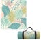 Hayisugal Picknickdecke 200x200 cm Verdickte Stranddecke Sandfrei Wasserdicht Campingdecke Picknickmatte Tragbare Picknickdecke für Strand,Picknick,Wandern,Park,Reisen, Pflanzen C, 200 x 200 cm