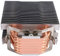 Vanessanty Fanless CPU Cooler 12Cm Fan 6 Copper Heatpipes Fanless Cooling Radiator for LGA 1150/1151/1155/1156/1366/775/2011 AMD