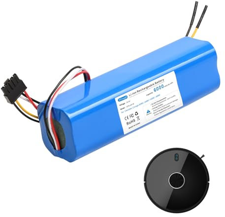 6000mAh Batería para Conga-4090: HTongD 14.4v Li-Ion Batería de Repuesto Compatible con Conga 4490 4590 4690