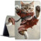 DIGTIALLL Case for Amazon Kindle Fire Max 11 Case (13th Generation, 2023 Release) 11 PU Leather Smart Protective Cover with Auto Sleep/Wake,Martial Arts Cat