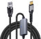 Duttek Câble adaptateur USB-C vers Ethernet Gigabit de 3 m, RJ45 mâle vers USB C mâle, câble USB C vers RJ45 jusqu'à 1000/100/10 Mbps pour iPhone Série 15, iPad, MacBook Pro