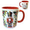GOODFERIA Tazas de Cafe - Tazas desayuno - Coffee Mug - Taza para te - Taza Navidad - Cascanueces