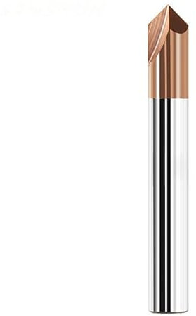 1 Stück HRC55 Fasenfräser Hartmetall-Eckensenker Fasenfräser Entgraten Kanten V Grove Router 60 90 120 Grad 3 Flöten(36MM,3X3DX50L)