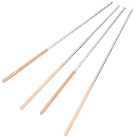 CLISPEED 2paare Lange Wiederverwendbare Holz-essstäbchen Extra Lang Für Hot Pot Frittieren Und Kochen Mit Ergonomischem Buchenholzgriff Für Bbq Und Nudelgerichte