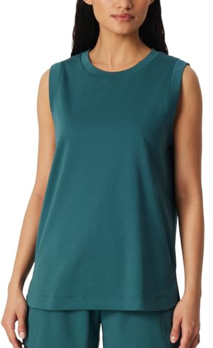 Schiesser Damen Schlafshirt Tanktop Interlock - Mix + Relax