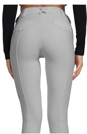 RUWLFE Ridbyxor för kvinnor, silikonleggings för ridning, damkläder