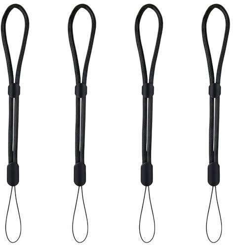 4 PCS Handhandschlaufe Lanyard, Kamera Handschlaufen, Handschlaufe Handy, Verstellbare Paracord-Handgelenkschlaufen, Strapazierfähige Handgelenkschlaufen, geeignet für Kameras und Schlüssel