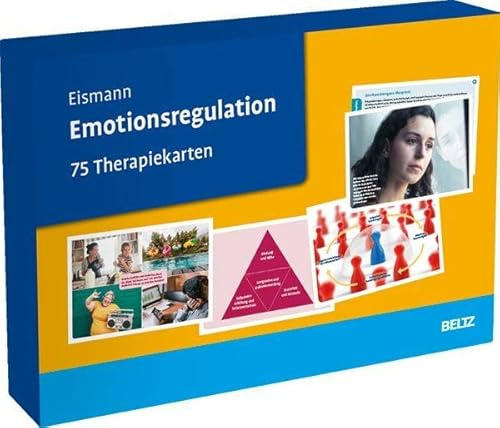 Emotionsregulation. 75 Therapiekarten: Kartenset mit 75 Karten. Mit 36-seitigem Booklet in hochwertiger Klappkassette, Kartenformat 16,5 x 24 cm (Beltz Therapiekarten)