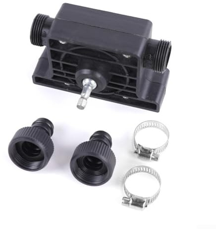 Small Scale Electric Drill Pump for Water and Sewage Pipe Drainage with Detachable Hose Clamps and Connectors
