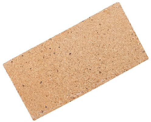 RUNROTOO Ladrillos Refractarios para Estufas de Leña y Hornos 230X114X20Mm, Material Ligero y Duradero para Chimeneas y Parrillas