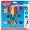Maped - ergonomische Drei-Kant-Buntstifte, Farbstifte COLOR'PEPS STAR aus FSC-zertifiziertem Holz - 24x Stifte
