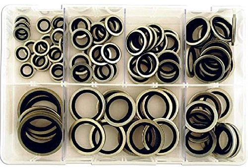 Connect 31874 Assorted Bonded Seal Washers Imp (Dowty) Box 100pc