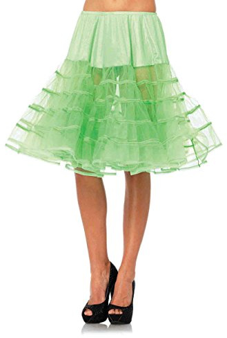Leg Avenue Knee-Length Petticoat (Neon Green)