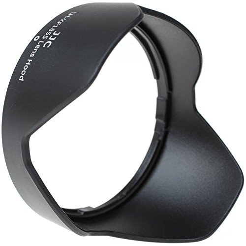 JJC Quenox LH-XF1855 Gegenlichtblende (Streulichtblende, Sonnenblende) für Fujifilm Fuji Finepix Fujinon XF 14mm f/2.8 R und XF 18-55mm f/2.8-4 R LM OIS (Made by