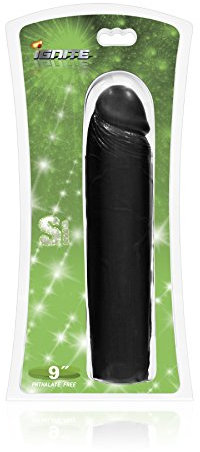Si Ignite realistisch geformter und flexibler Dildo, Stimulator, Sexspielzeug, Sextoy, Penis Nachbildung, 23cm, schwarz