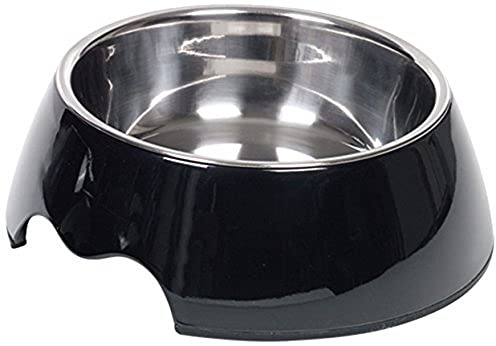 Nobby Melamin Napf NOBLY schwarz M: 17,5 x 6,,5 cm, 350 ml